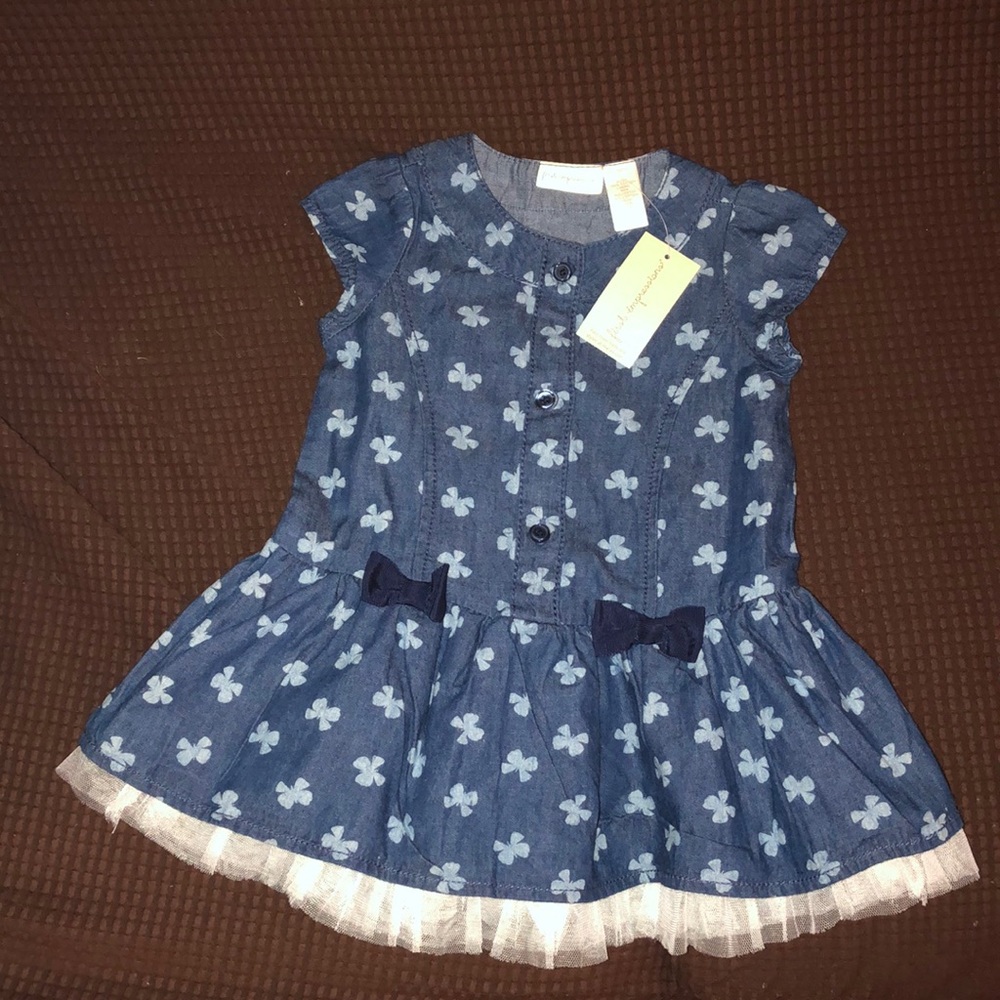Denim blue dress
